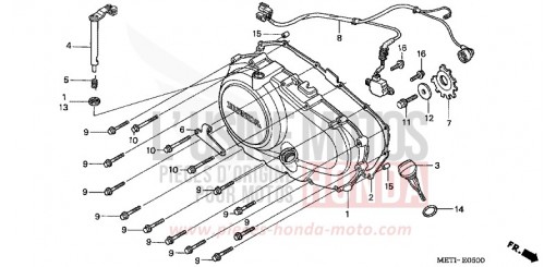 PANNEAU CARTER-MOTEUR D. CBF500A4 de 2004